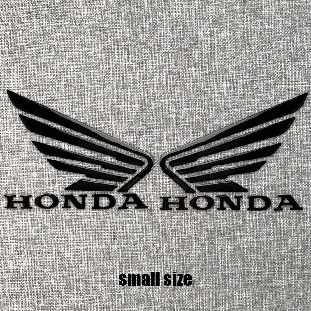 CKU5 Motorcycle 3D Stereoscopic Soft Stickers for Honda Personalized Modification Decoration Accessories Wings Decor Car Emblem