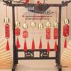 Glockenspiel aus Messing im chinesischen Stil mit Quaste: Eingangserinnerung & Dekorative Hängeornamente für Zuhause & B&B