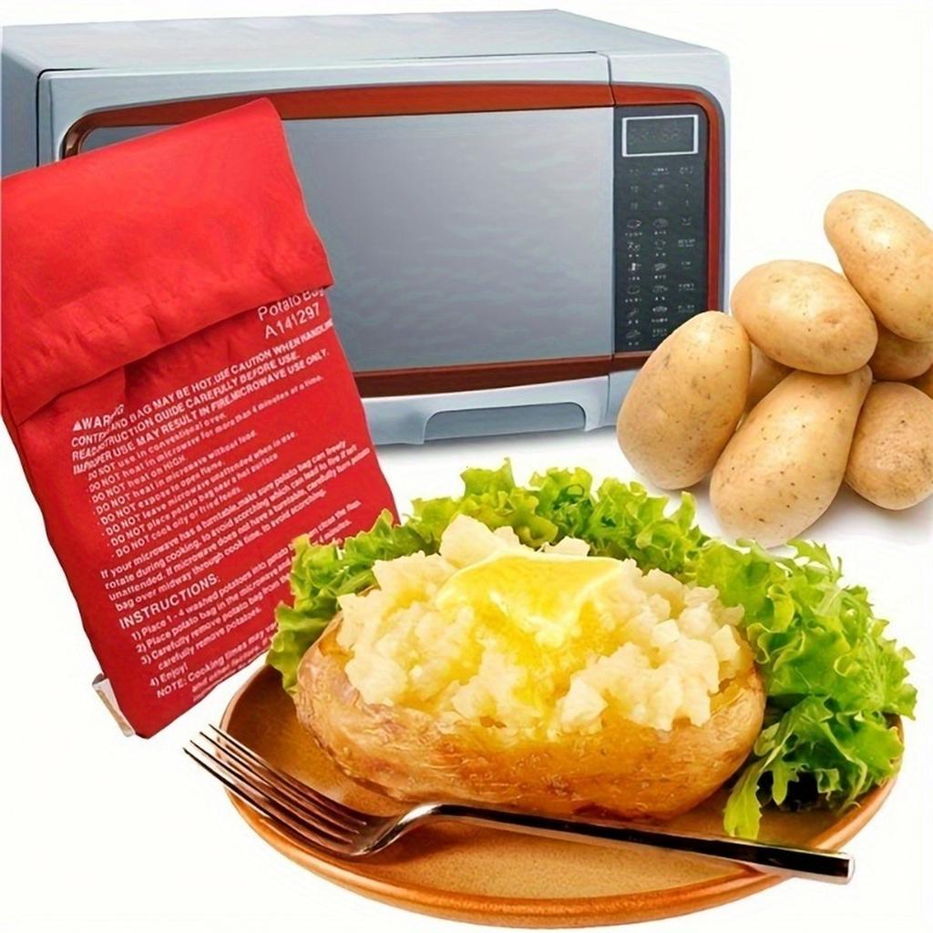 Mikrowellen-Kartoffelbeutel für Ofenkartoffeln Kartoffeln und Tofu, Küchenaufbewahrungsbeutel zum Kochen