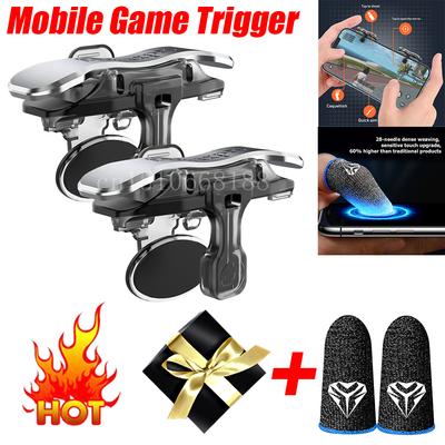 X8 Mobilní herní spoušť 6 prstová spoušť Citlivá střelba Herní spoušť na telefon L1 R1 Mířící klávesy Herní ovladač pro PUBG Hraní na telefonu