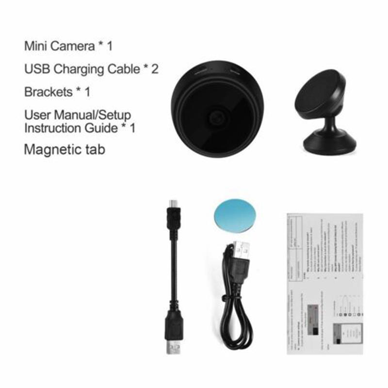 Night Version A9 Mini Camera 1080p HD Ip Camera Micro Camera Wireless Security Mini Camcorders Wifi Camera Voice Video 360 Degree Rotation