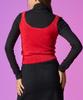 KOLEAT [Knit Ver.] Winter Angora Layered Sleeveless [Red] Kcl.