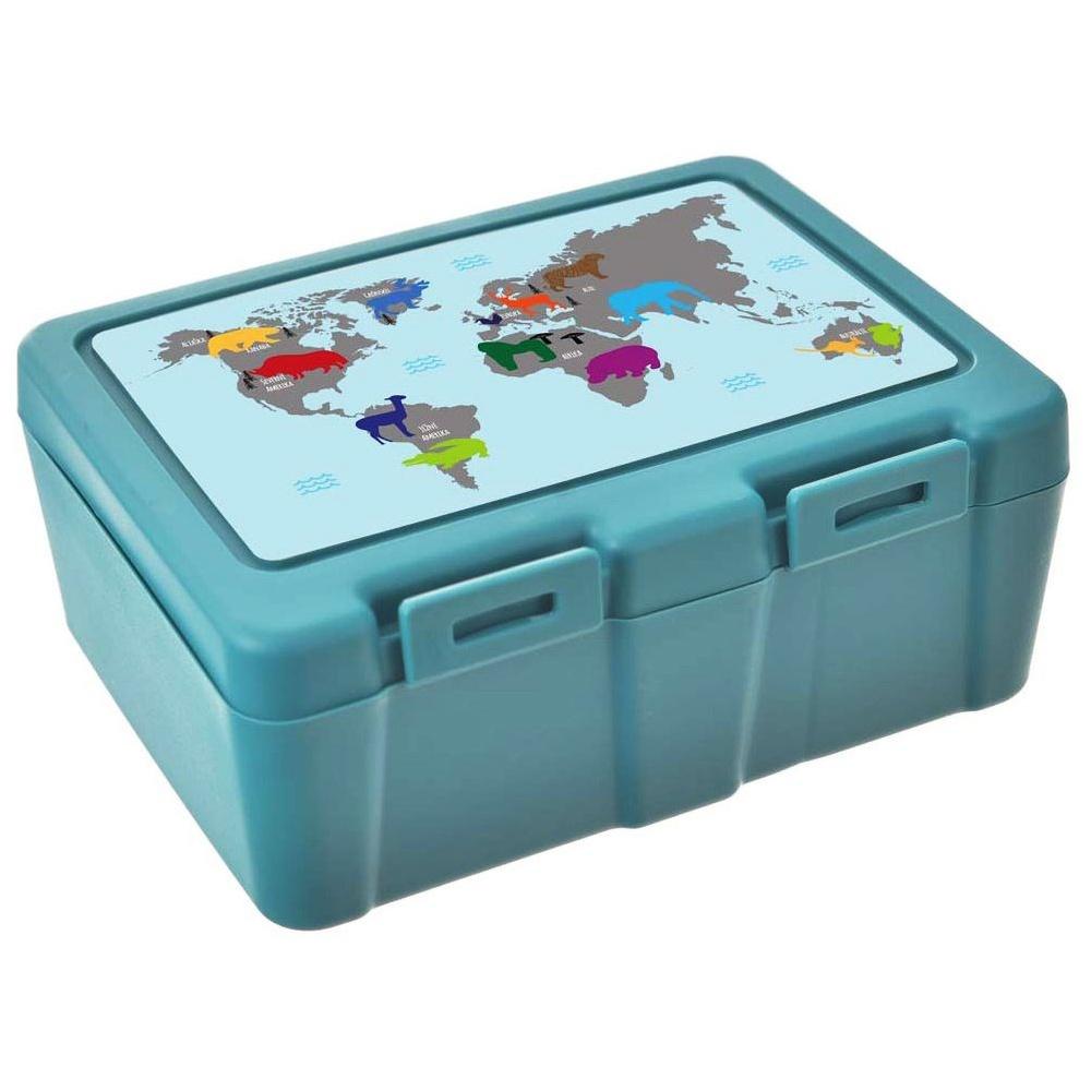 Pojemnik Śniadaniowy na Żywność Śniadaniówka Pudełko Lunchbox Sztućce