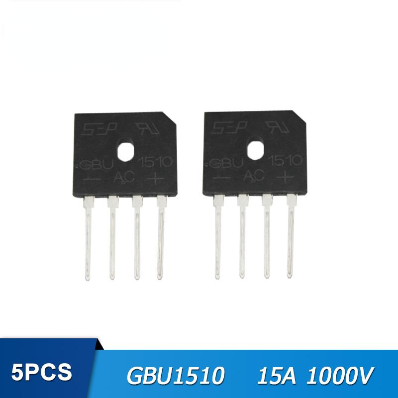 

5PCS 1000V Rectifiers Diode Bridge Rectifier-GBJ1510 GBJ2510 GBJ3510 GBU1510 GBU3510 15A 25A 35A
