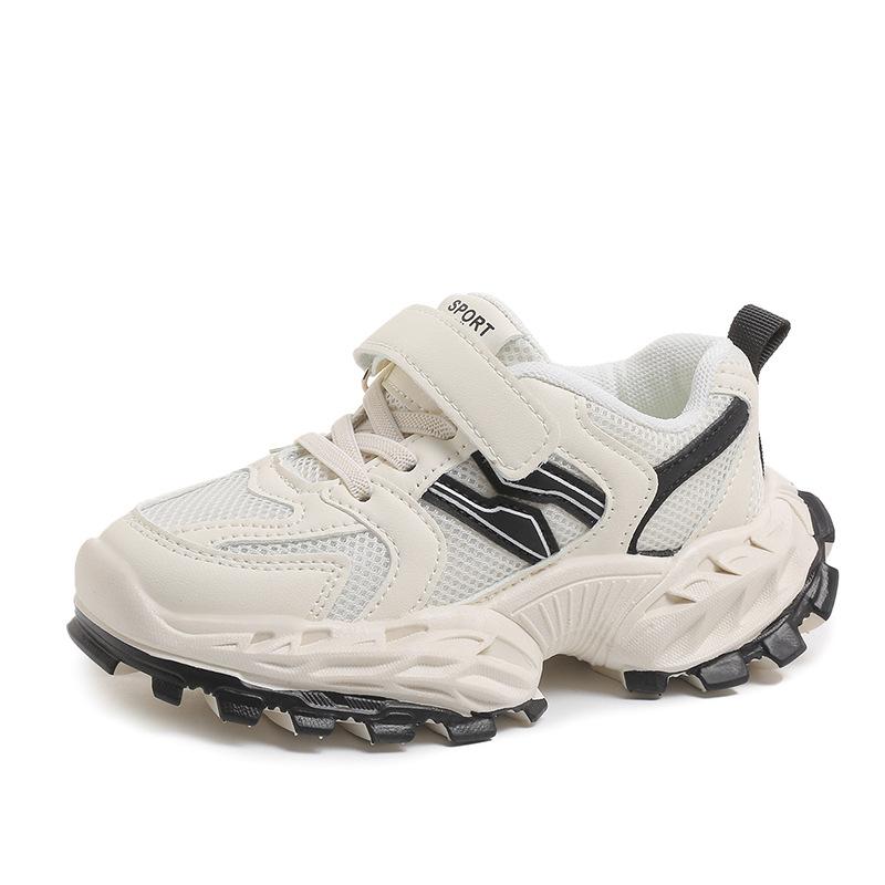 Children's Mesh Sneakers 2025 Spring New Boys Forrest Gump Shoes Girls Breathable Little White Shoes Children's Baby Shoes