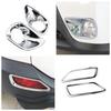 For Toyota RAV4 RAV 4 2013 2014 2015 Chrome Front Rear Foglight Fog Light Lamp Cover Trim Frame Sticker Exterior Accessories
