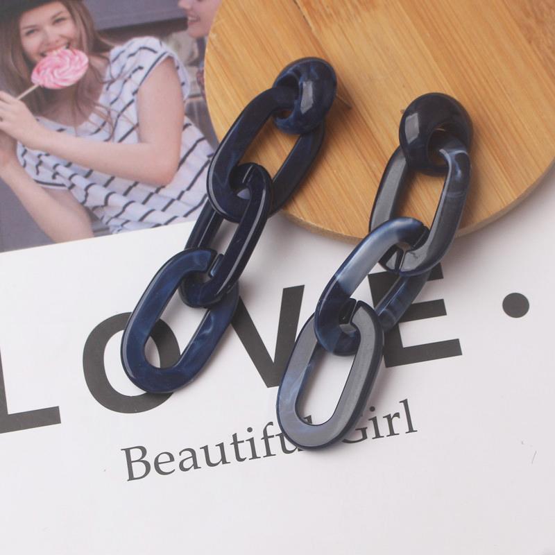 Acrylic Women Dangle Earrings Hollow Geometric Statement Pendants Drop Earrings Leopard Stripe acrylic earrings novelties