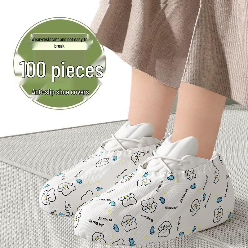 Reusable Non-Woven Indoor Overshoes: Durable and Slip-On for Students and Guests