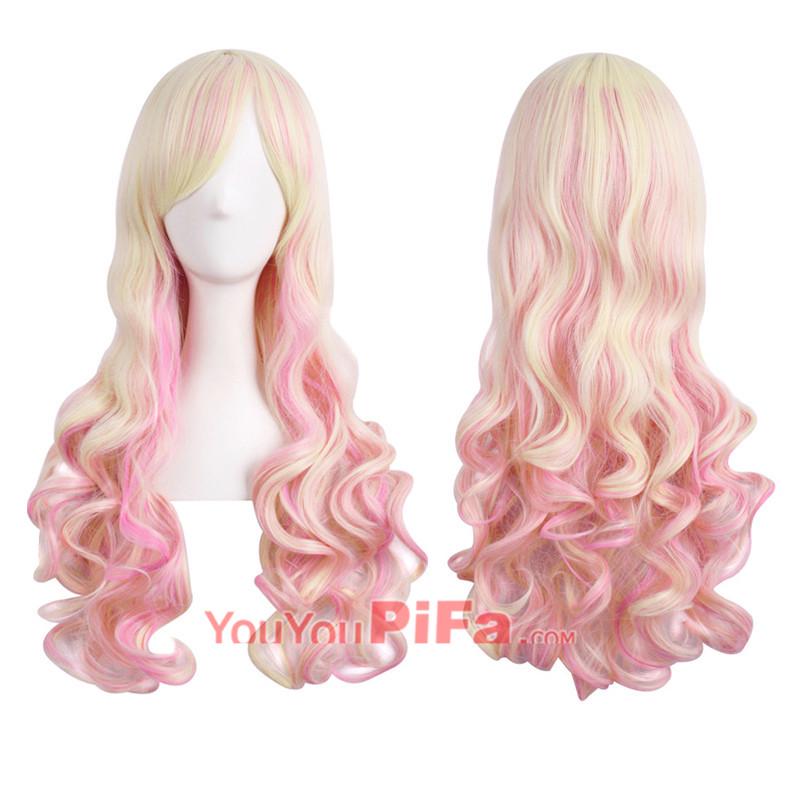 Lolita Double Ponytail Curly Cosplay Wig with Tiger Clip