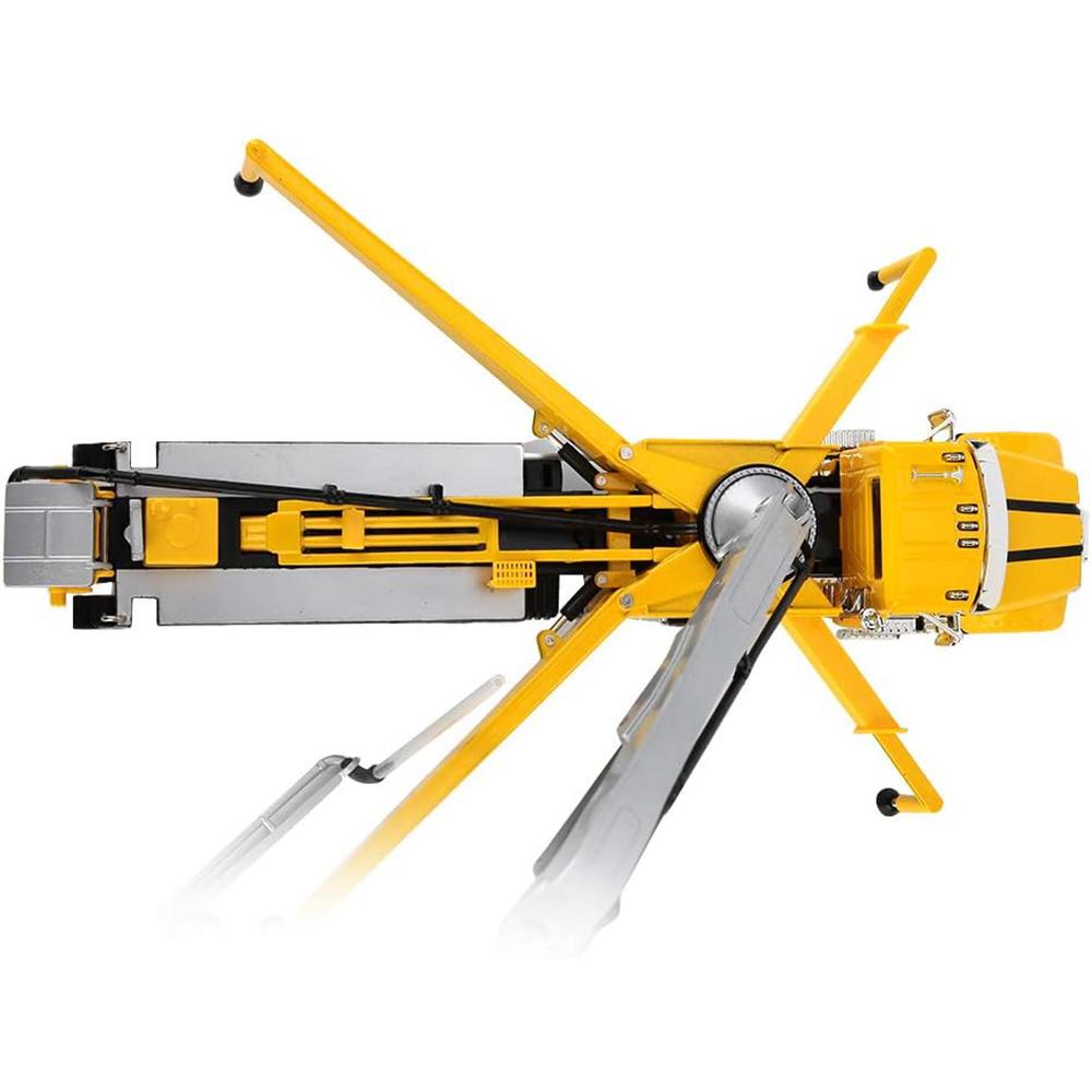 1/55 Scale Alloy Concrete Pump Car Model Toy, Engineering Construction Equipment Model for Kids Over 3 Years Old