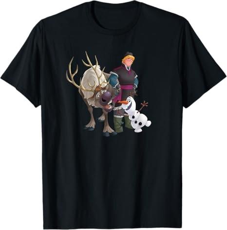 Frozen Kristoff Olaf Sven TShirt S