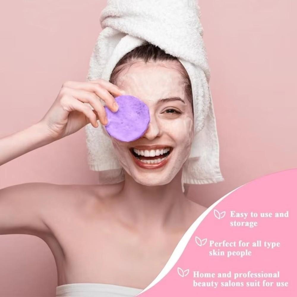 12PCS/Set Facial Clean Pad Cosmetic Puff Skin Care Facial Clean Washing Sponges  Women