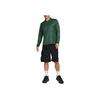 Nike Unifarben Buchstaben-Logo Print Tasche Half-Zip Pullover Langarm T-Shirt Herren Oberteile Grün FB7382-323