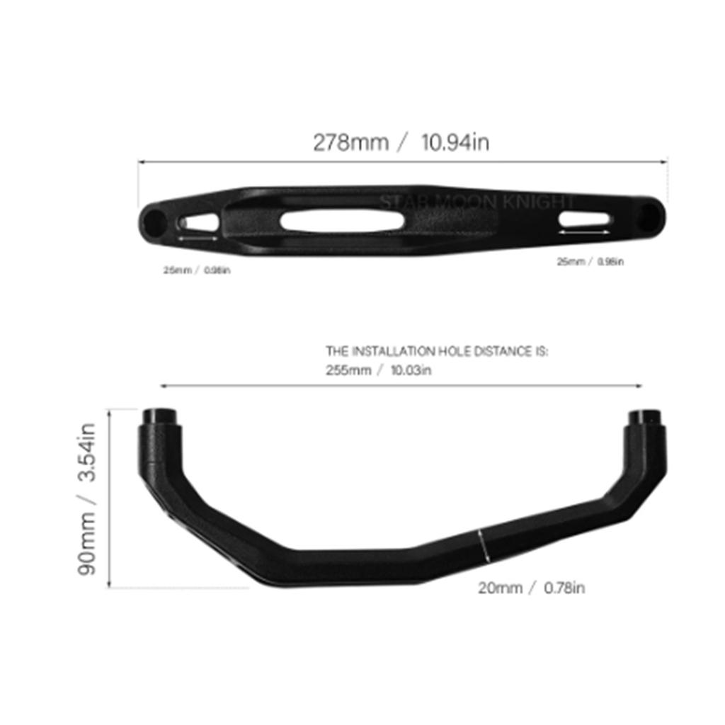 Motorbike Accessories Passenger Rear Grab Handle Seat Hand Handle Grab Bar Rail Compatible for Tenere700 XT700Z XT 700 Z