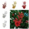 Handcraft Pine Leaves Christmas Flowers Hanging Xmas Decorative Flowers  Party Supplies