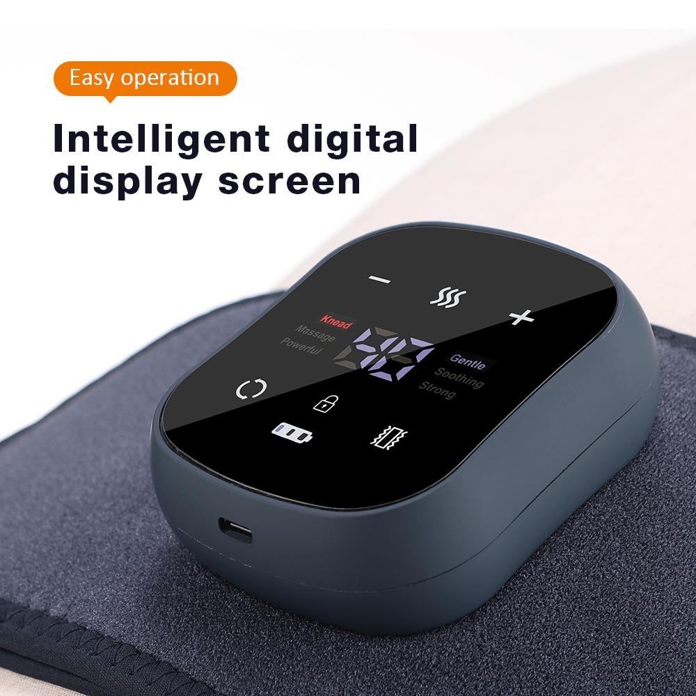 Electric Hot Compress Waist Massage Belt Heating Pad Graphene Intelligent Warm Vibration Air Pressure Kneading Back Massager