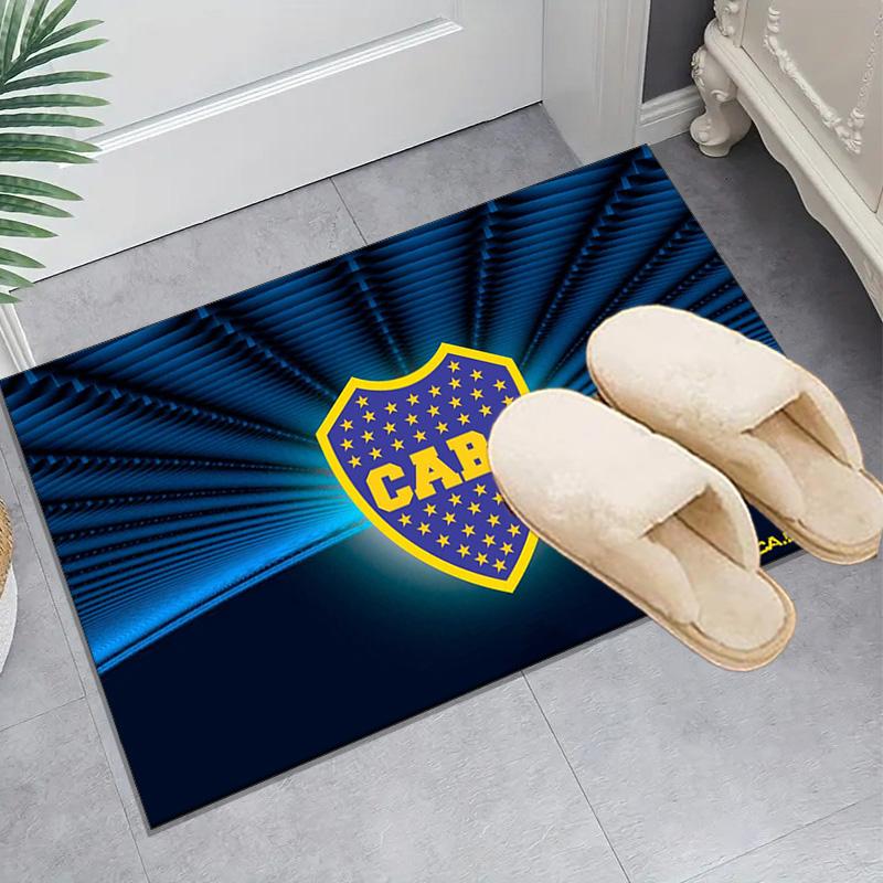 1PC Boca Juniors Crest Design Rug Game Carpet, Floor Mat for Bedroom Living Room Entryway Rug, Home Decor Idea Gift for Christmas Birthday