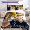 3pcs Haikyuu3 Cover Set - Personalized Name, HD Printed Bedding with 1 Cover and 2 Pillowcases - Perfect for Home Decor, Easy Care