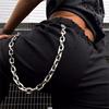 Fashion Single Strands Pants KeyChain Big Ring Metal Link Wallet Chain Punk Belt Chain Casual Style