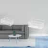 Floating Metal Wall Organizer Basket Shelves for Kitchen Bathroom Living Room Countertop Storage And