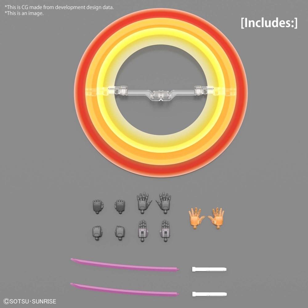 Model din plastic RG Mobile Fighter G Gundam God Gundam la scară 1144, codificat pe culori