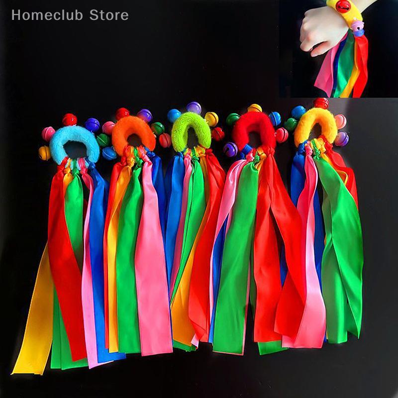 1 Stück Kinder Handgelenkband Teamsport Pompon Cheerleading Großes Spiel Pom Club Tanz Requisiten Elastisches Armband Mit Elastischer Schnur