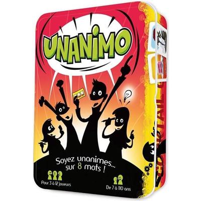 UNANIMO, Party Game for Adults &; Children from 10 Years Old - Simple and Funny Board Game - 200 Themes - 3 To 12 Players