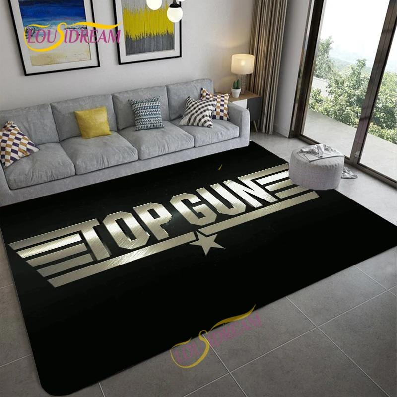 Top Gun Umělecký Vzor Loga Koberec Filmový Prvek Dekorační Koberce Moderní Domov Obývací Pokoj Podlahové Rohože Koberce do ložnice Koupelna