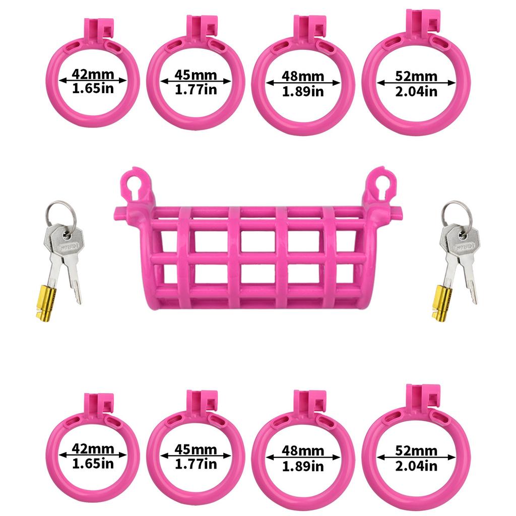 Cinturón de Castidad de Resina CB Lock de Doble Uso para Hombre Jaula para Pene Esclavo Gay Cuckod Cinturón de Castidad Anillo para Pene BDSM