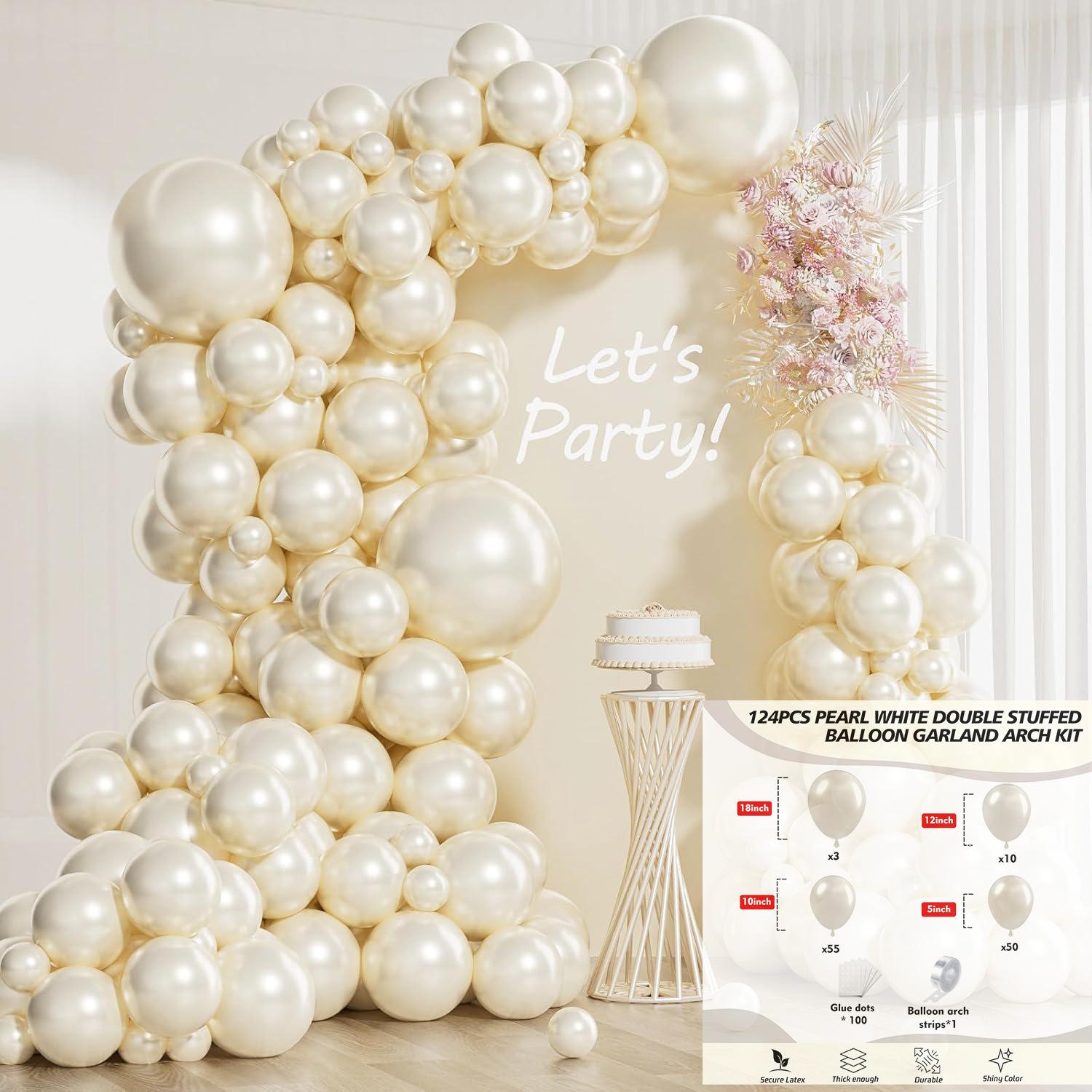 

Balloon Set Wedding Birthday Theme Party Decoration Scene Outdoor Background Arch Ball Latex Macaron Balloon Home Interior 1set