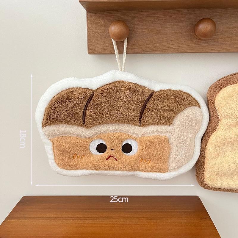 Cartoon Hand Towel Hanging Kitchen Hand Cloth Coral Fleece Bathroom Children Towel Super Absorbent Handkerchief Rag Quick Dry