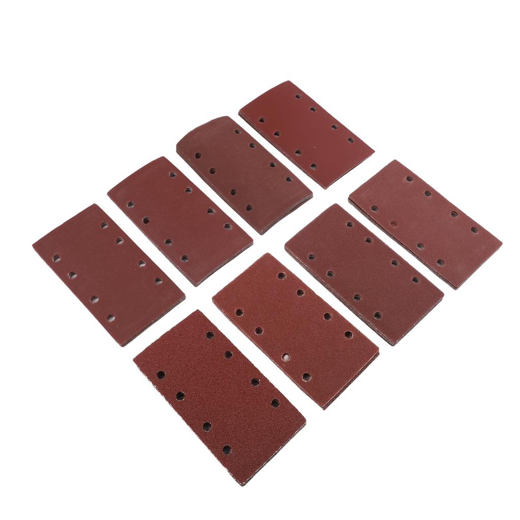 For Home Improvement Mouse Sander Sheets Dust Extraction Sheets Professional Grade Sandpaper Abrasive Tool Brown