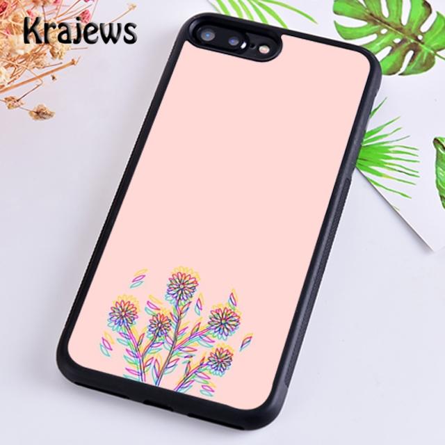 Pink Glitch Flower Aesthetic Phone Case Cover For iPhone 17 Air 16 15 14 plus 11 12 13 pro max coque Fundas