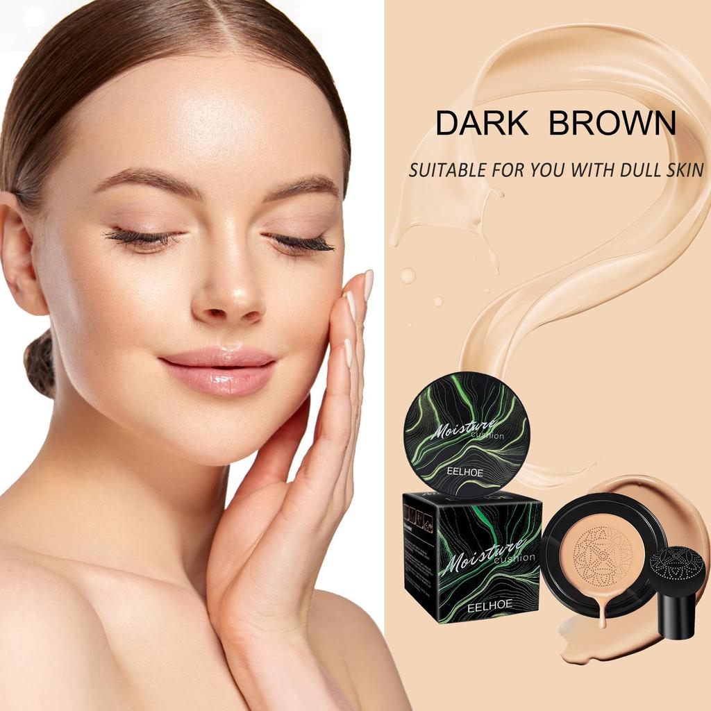 EELHOE Pilzkopf Air Cushion BB Cream Wasserdicht Feuchtigkeitsspendend Gesichtskosmetik Aufhellende Make-up-Basis Magische Creme Foundation