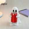 Spooky Kitchen Decor Cute Ghost Drink Holder, Halloween Resin Beverage Stand for Cola Unique Party Supplies Can, Tabletop Home Office Countertop