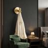 High-Quality Brass Brass Wall Hooks Durable Construction Wall Mounted Hangers  Home Decoration