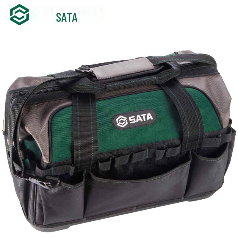 SATA 95195 Professional Plastic Bottom Tool Storage Bag 20-inch
