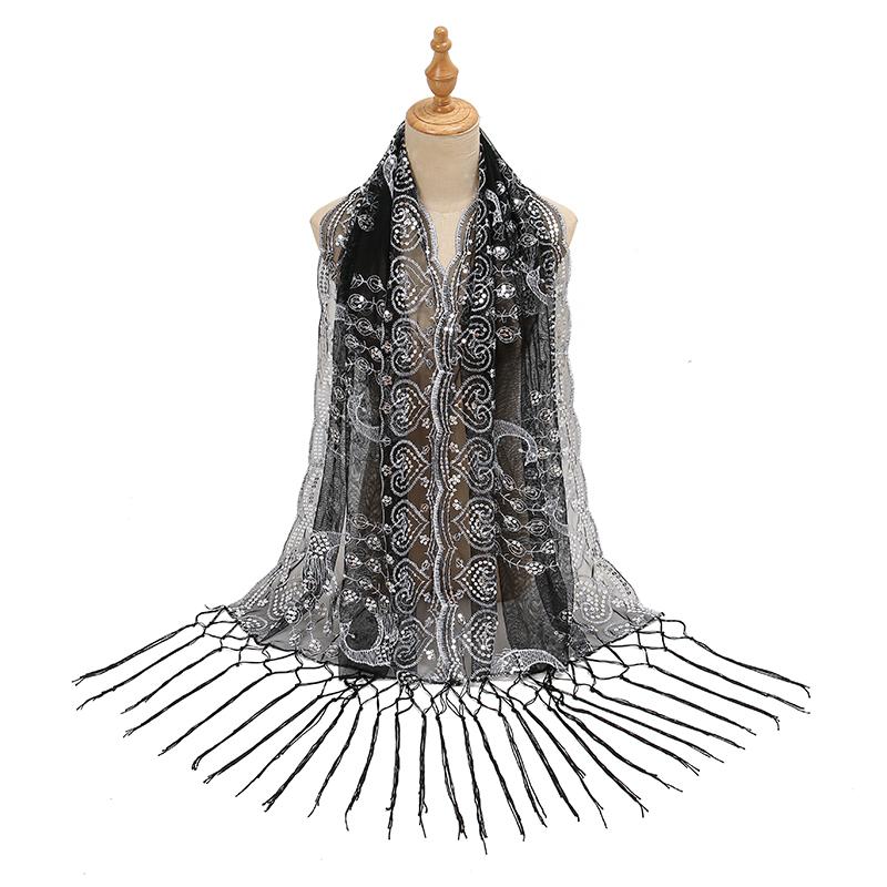 New Sequins Peacock Scarf Shawl For Women Evening Dresses Elegant Shawl Female Golden Sparkling Metallic Scarf Shiny Shawl Wraps