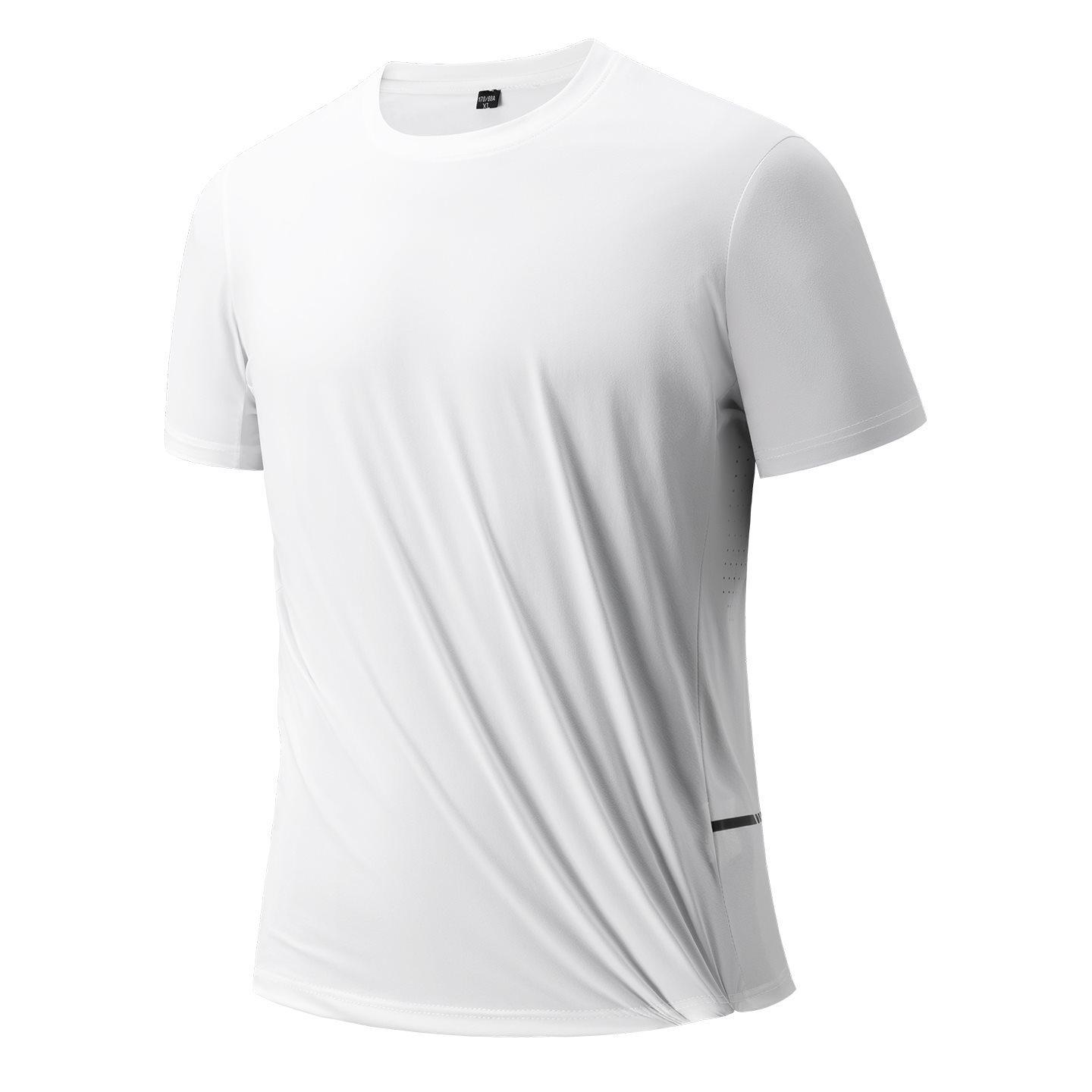 

Men s Quick-Dry Ice Silk Fitness T-Shirt L