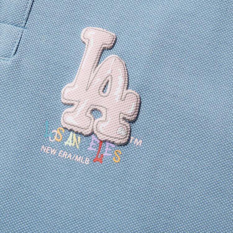 New Era SS22 MLB Striped Logo Embroidered Short Sleeve Polo Shirt Unisex polo shirts 13280340