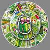 50 Sour Cucumber Cartoon Stickers Personalized Funny Food Decorative Water Cup Computer Suitcase Creative Stickers