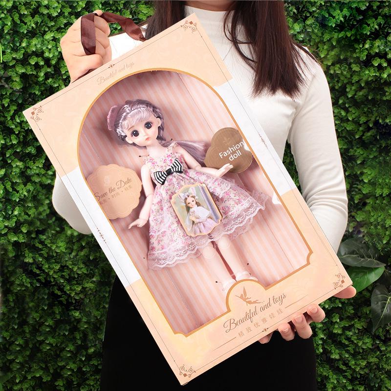 Princess Doll Gift Box Set: Dress-Up Barbie Doll Toys for Girls