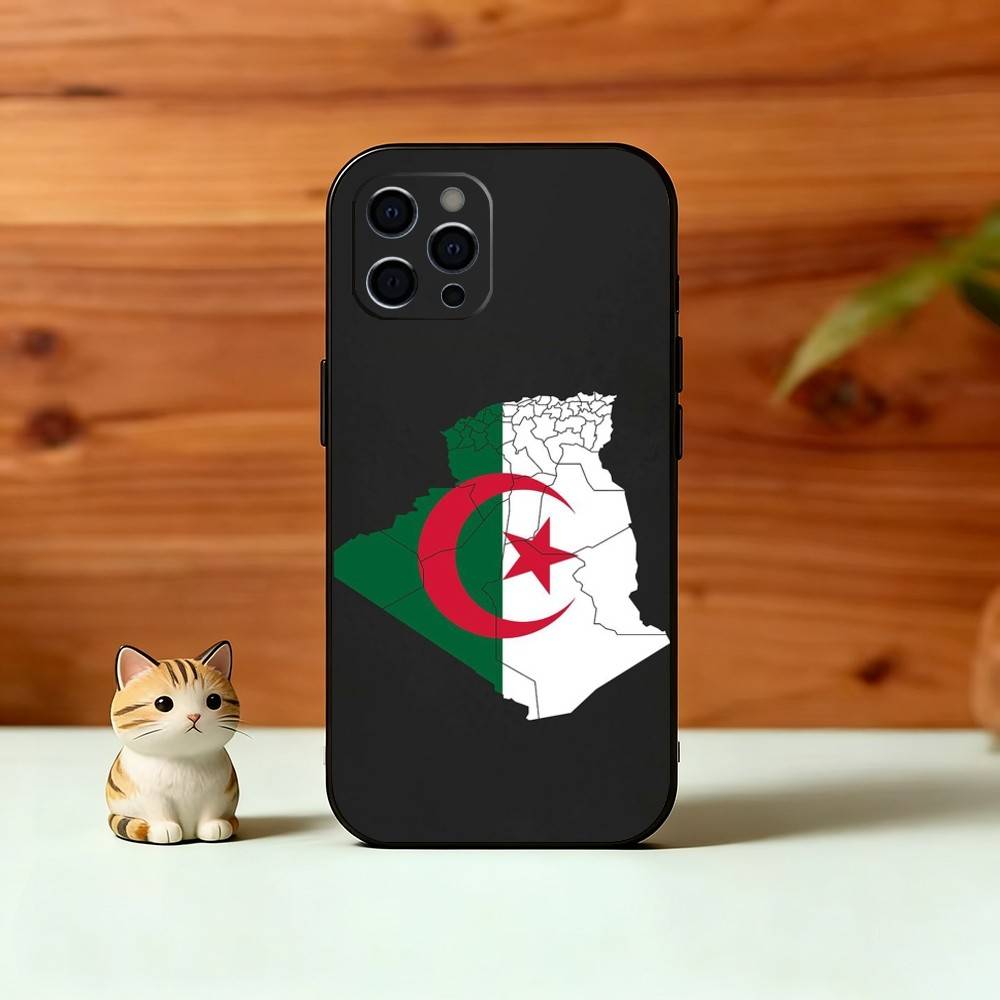 A-Algeria F-Flag Phone Case Silicone Soft For IPhone 17 16 15 14 13 12 11 X XR Plus Pro Max Plus