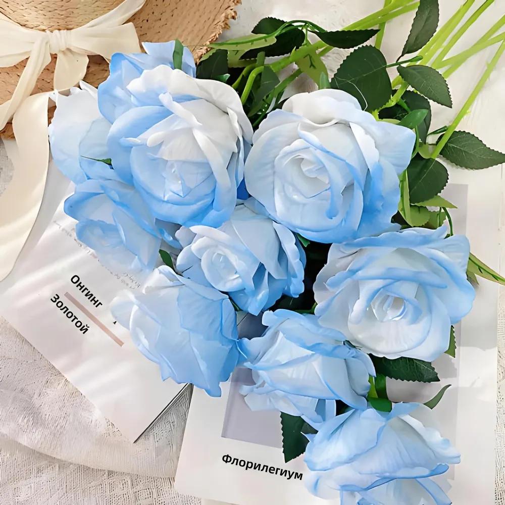 Artificial Flowers Flum 24 pcs white