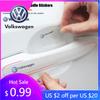 2026 Hot For Volkswagen VW Car Door Bowl Handle Anti Scratch Film Sticker Protection Accessories For VW GTI Golf Polo Passat CC
