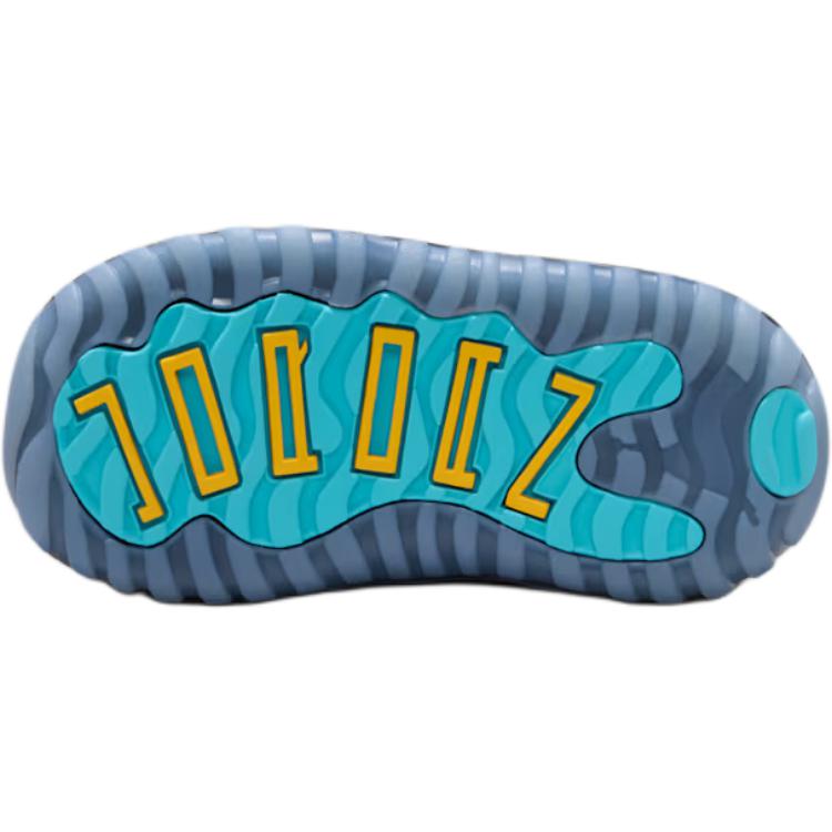 Tênis Bebê Air Jordan 11 Retro TD Gamma Blue 2025 Preto Varsity-Maize 378040-047