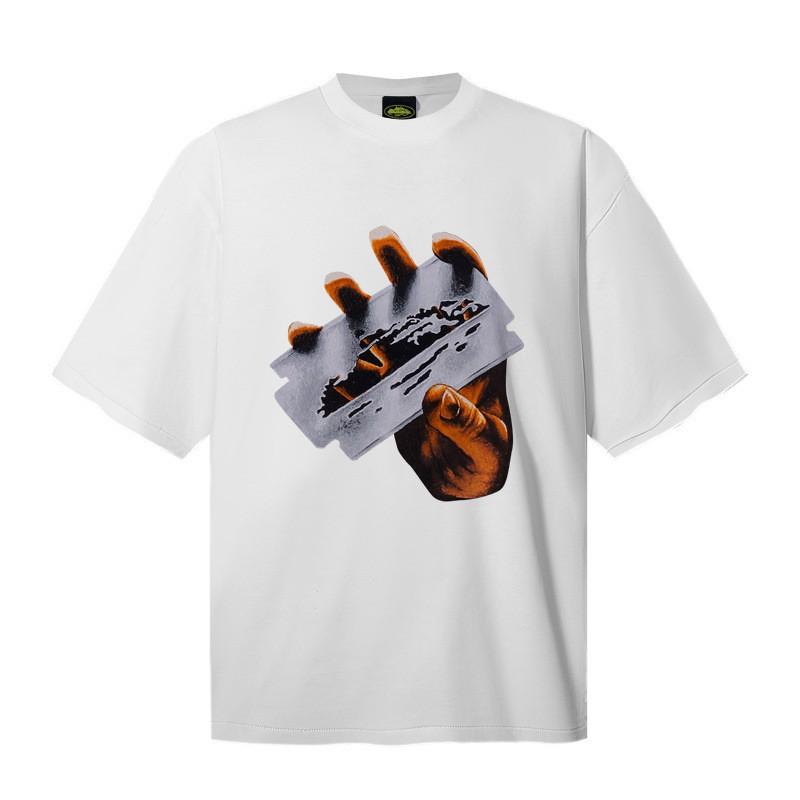 Corteiz Alcatraz Streetwear Heavyweight Cotton Tee Unisex Oversized Fit Casual Short Sleeve