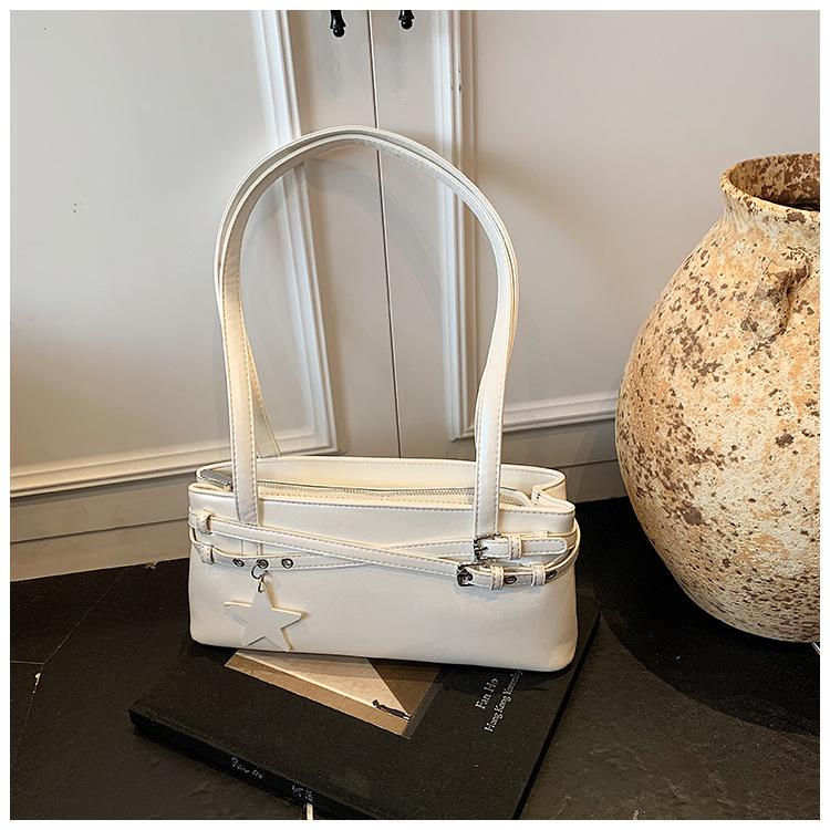 

Весна 2025 новый нишевый дизайн тренд ремень украшение мода плечо подмышка сумка персонализированная сумка-мессенджер женская сумка