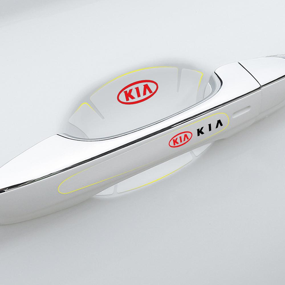2026 Het Bilklistermärke 8 st Repskyddande Bil Dörrhandtag Skål Skyddsfilm Klistermärke För KIA Sportage Cadenza Sorento Soul Picant