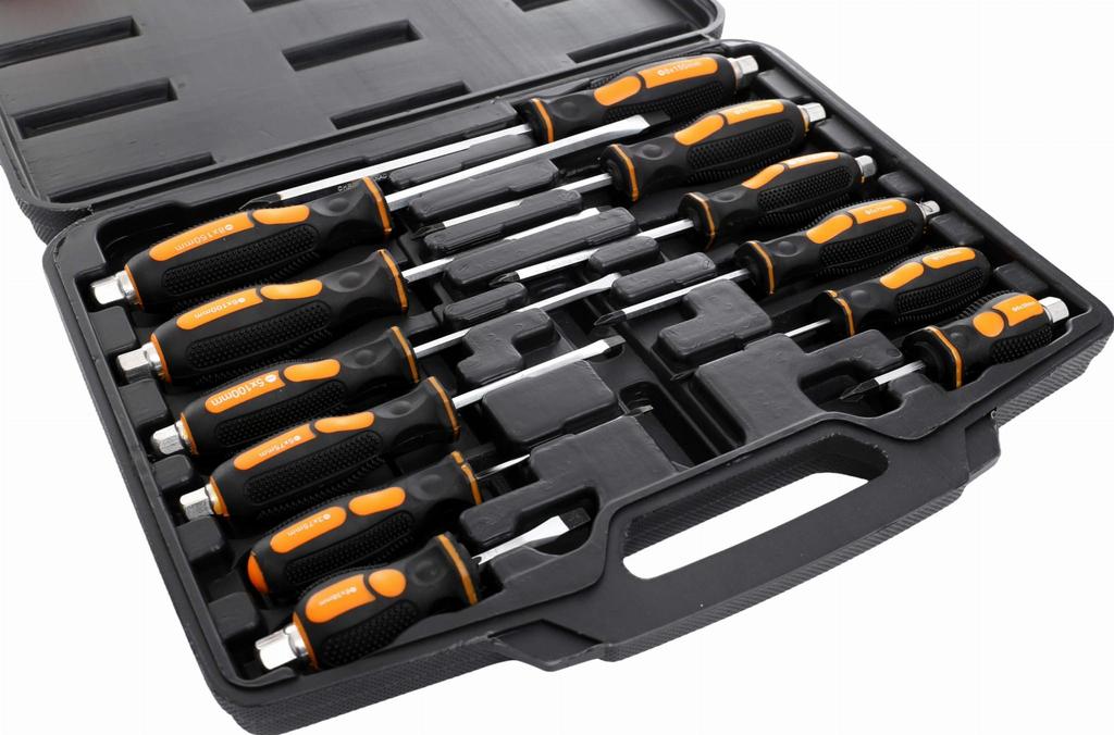 12-piece screwdrivers + case KD10284